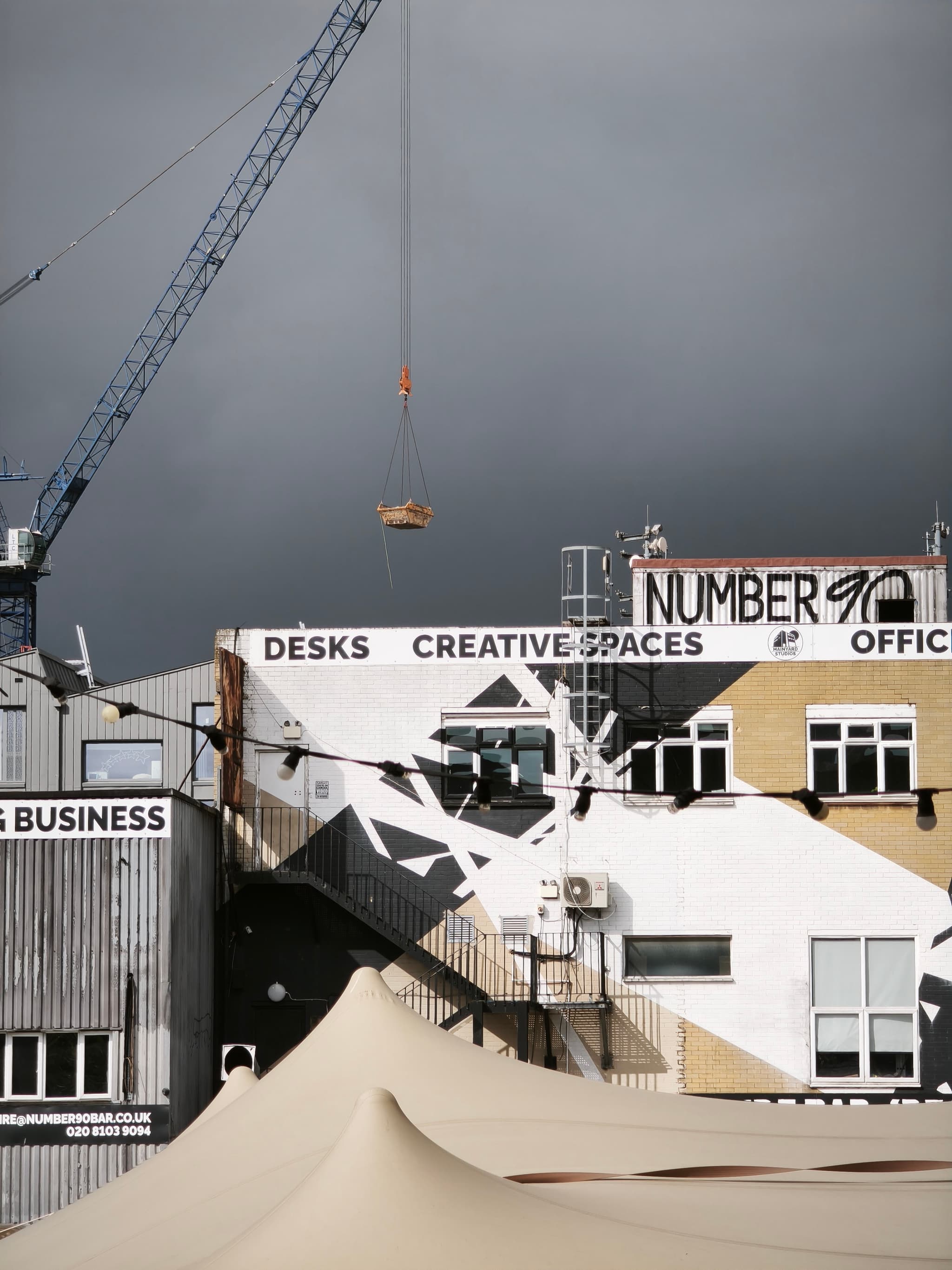 Dramatic skies of Hackney Wick